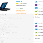 Dell Laptop page