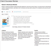 Success Stories page